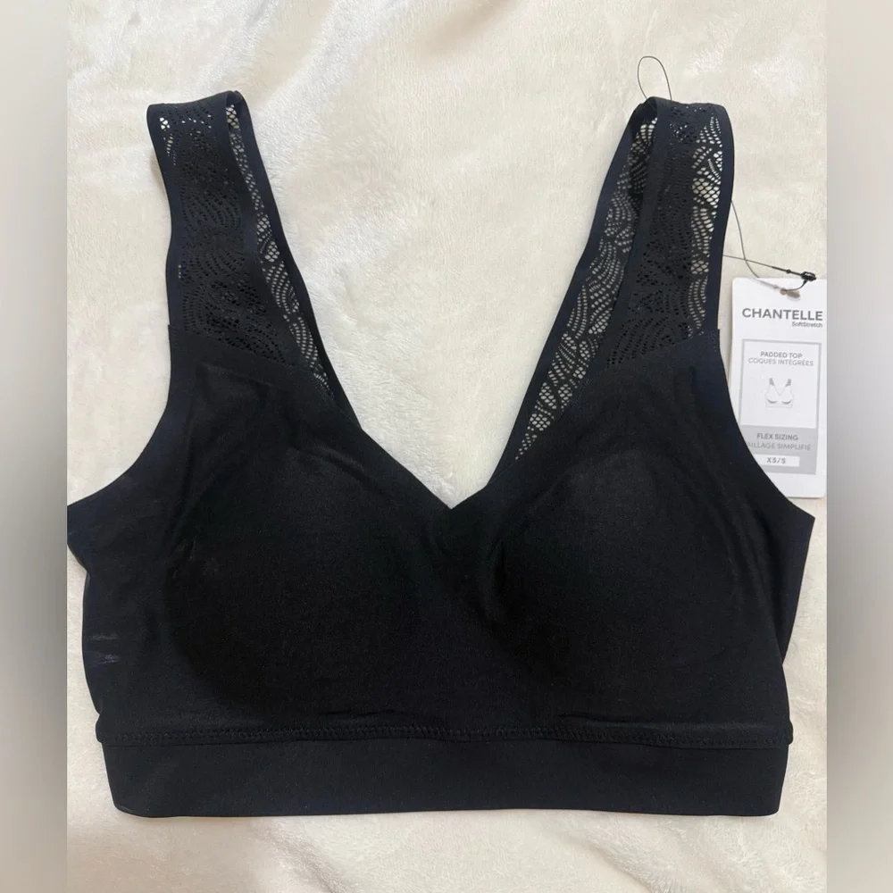 Chantelle Black Lace Back Bralette - Picture 4 of 5